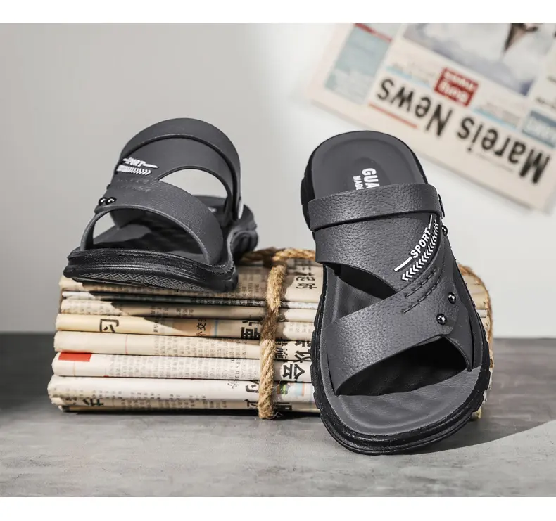 Sandali da spiaggia traspiranti e ciabatte da uomo alla moda_voghion.com