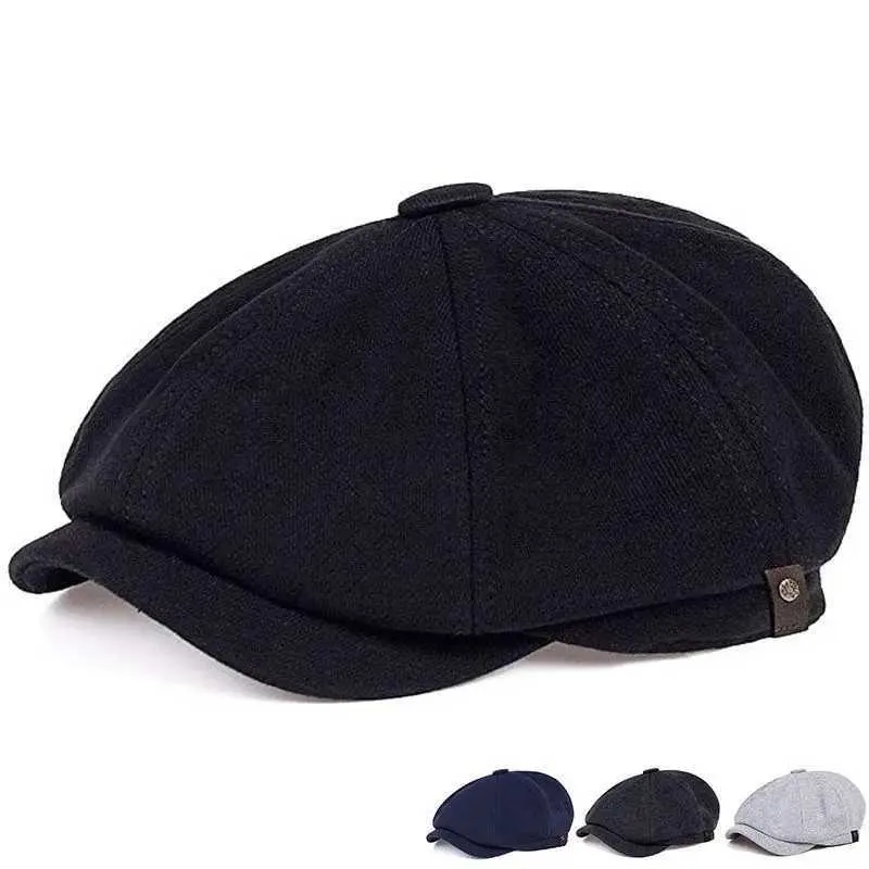 2021 Retro Octagonal Compeon UK News Boys Mens and Womens Outdoor Sun Berry Boyna Painter Front Hat Y240923_voghion.com