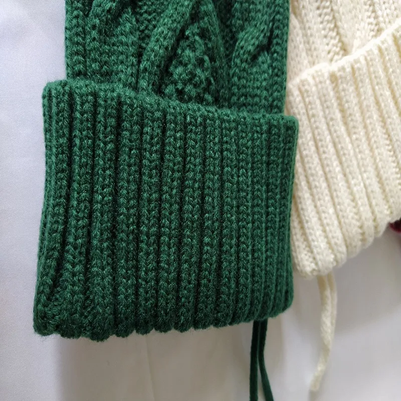 Sacchetti regalo di Natale personalizzati di alta qualità, decorazioni natalizie in maglia, calze di Natale grandi e calzini decorativi FY2932_voghion.com