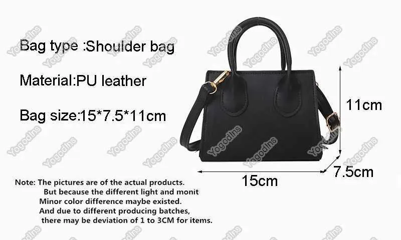 Elegant Top Handle Shoulder Bag For Women Solid Color Pu Leather_voghion.com