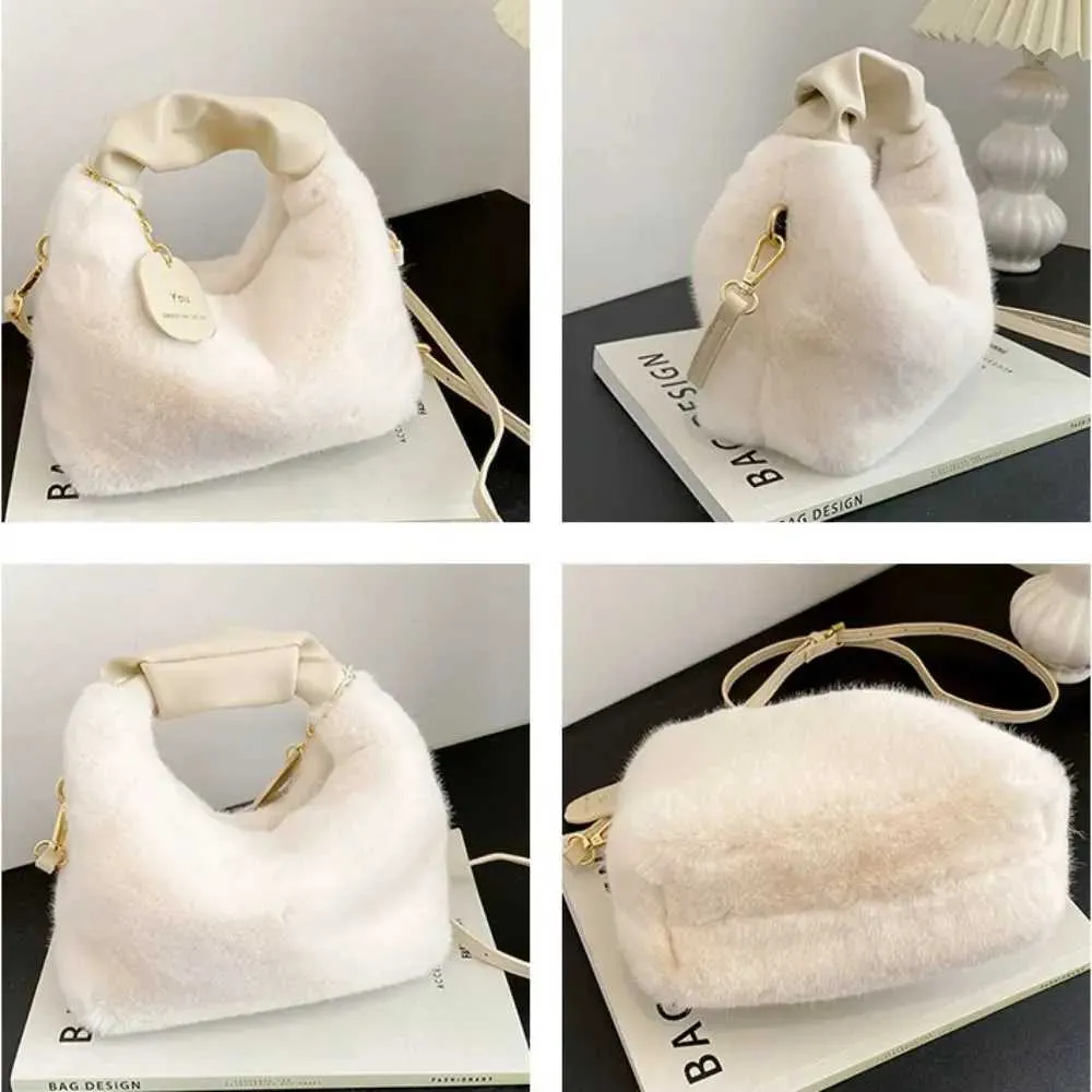 Designer Bag New winter plush long fur womens cross body fashion trend shoulder bag wallet and handbag Y241115_voghion.com