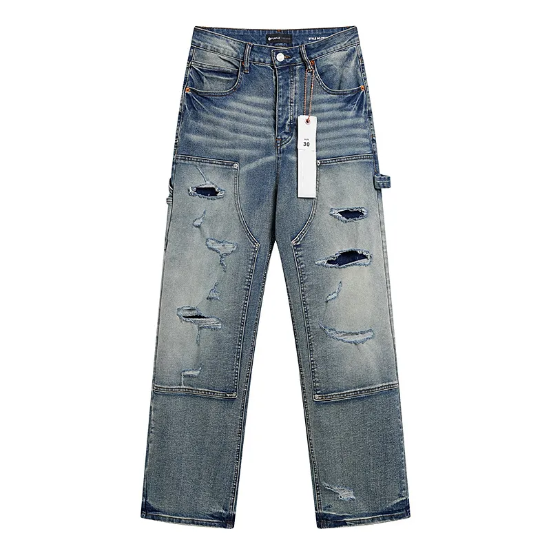 Designer Jean Denim Trousers For Mens Jeans Trends Slim Fit Motorcycle Mans Stacked Jeans Men Sweatpants_mkmklike.com