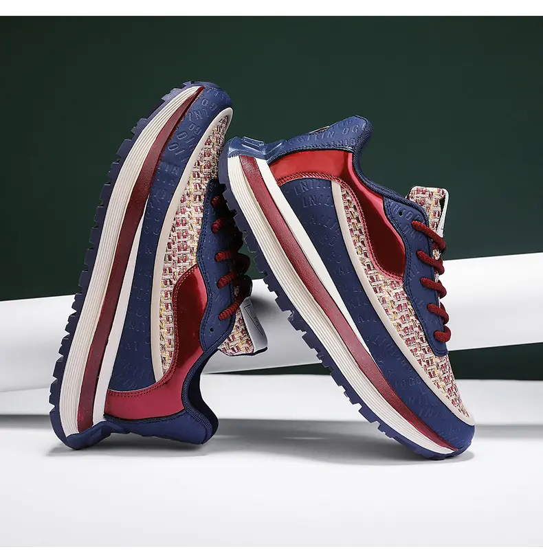 Forrest Gump Sneakers Uomo Scarpette Bianche Versatili Suole Spesse_voghion.com