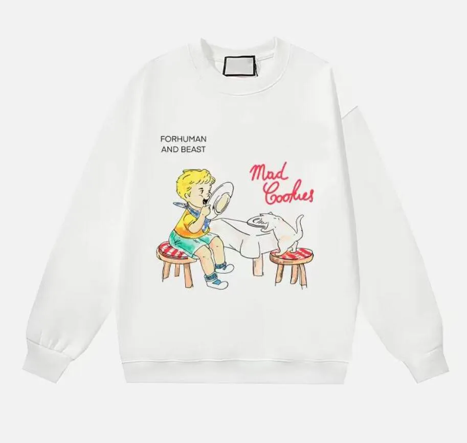 Felpa con cappuccio uomo fashion stampa lettere manica lunga_voghion.com