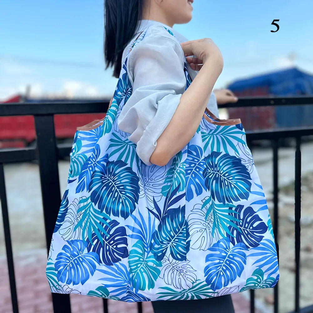 Large Reusable Eco Bag Grocery Beach Toy Storage Bags Shoulder Shopping Foldable Tote Pouch Package_voghion.com