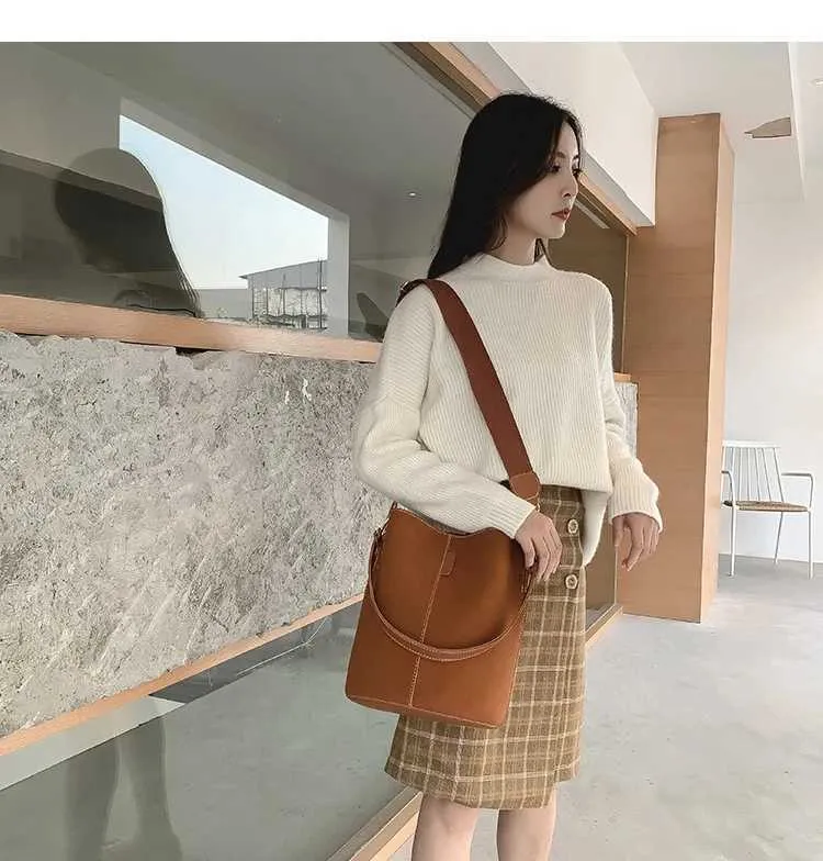 Nigedu borsa a secchiello grande designer borsa a spalla e tracolla_voghion.com