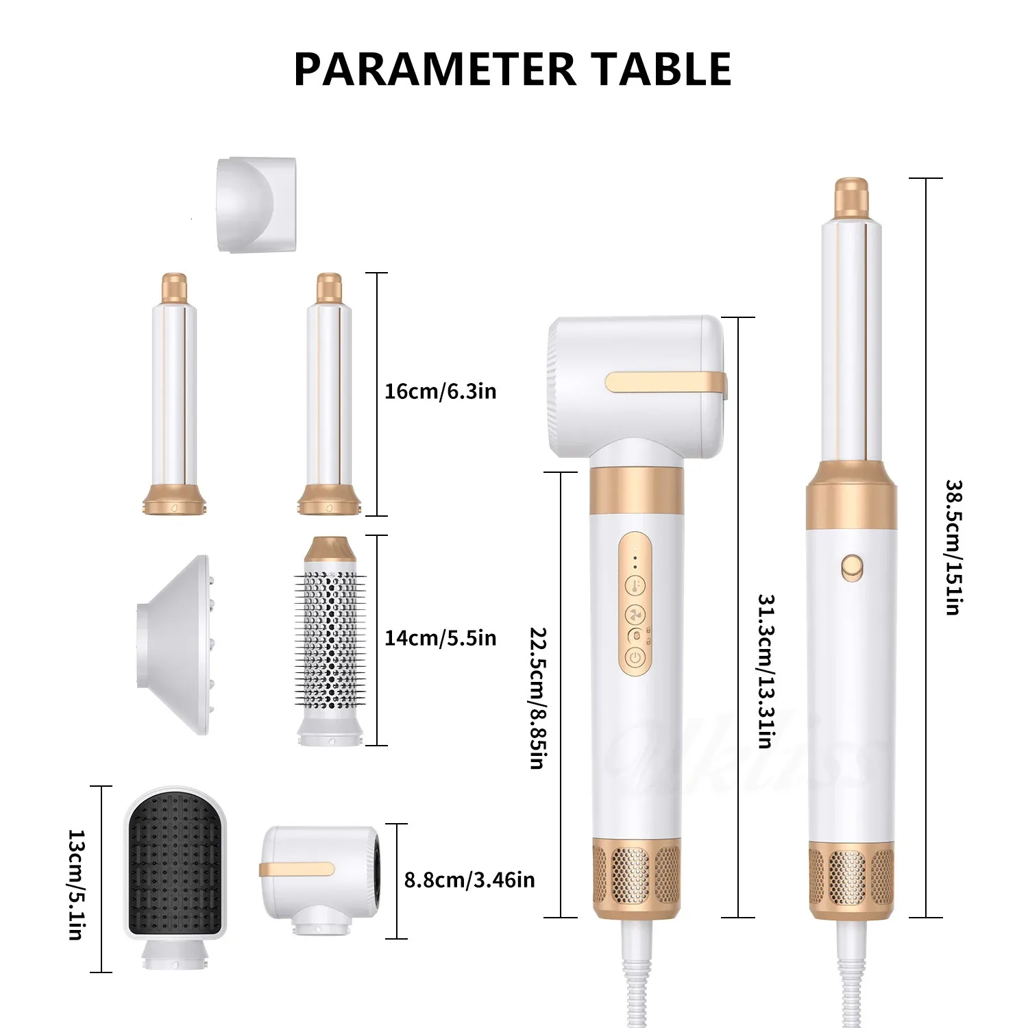 3-in-1 Ionic Dryer Brush - 110k RPM Auto Curling Hair Styler_voghion.com