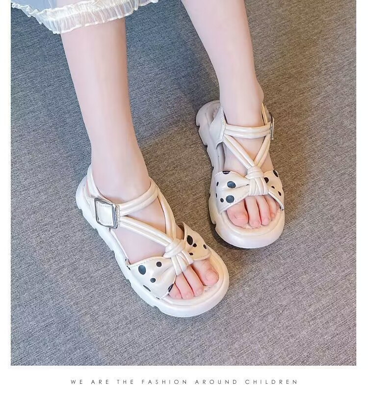 Mädchensandalen 2024 Neue Sommersandalen mit weicher Sohle, Prinzessin für große Mädchen, Street Blast für Kinder, Mädchenmode und Western-Stil_voghion.com