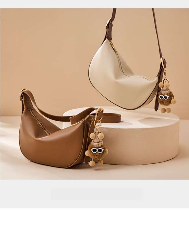 Leather Dumpling Shoulder Bag For Women High-end Crossbody Style_voghion.com