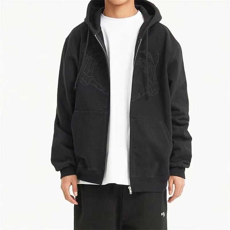 Gothic Schmetterling Kapuzenjacke Herren Für Herbst Und Winter_voghion.com