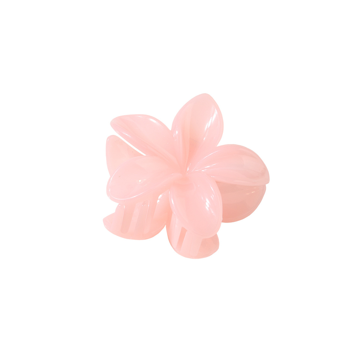 Women's Hair Accessories 8CM Flower Hairpin Frosted Large Plumeria Clip Back Of The Head Hair Shark Clip_voghion.com