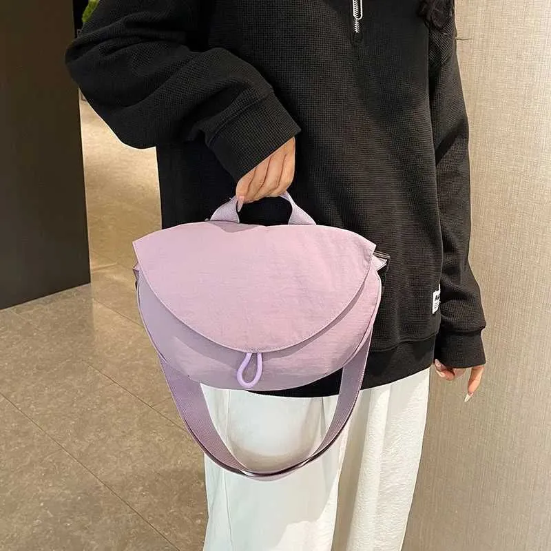 Borsa a tracolla elegante da donna borsa spalla e marsupio nylon_voghion.com