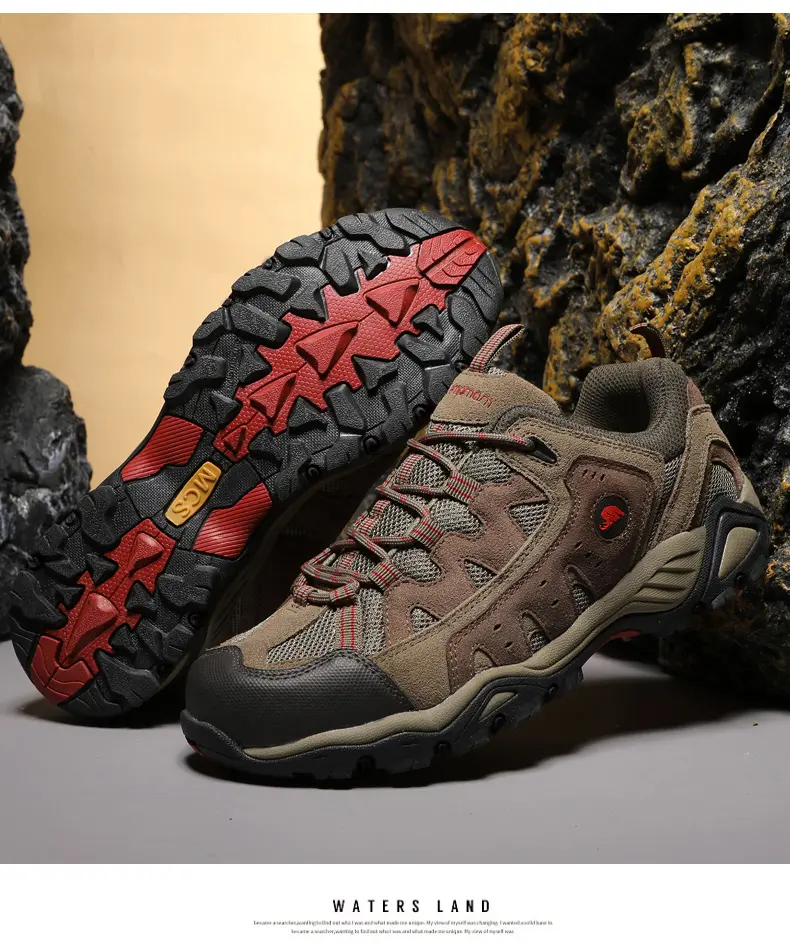 Large-size Fashion Trendy Outdoor Shoes, Casual Lightweight And Comfortable Hiking Shoes, All-season Breathable Hiking Shoes_voghion.com