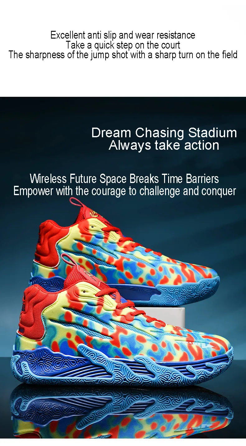 new Free Practical Cushioning Shipping Sports Breathable Casual Anti Slip And Wear-resistant Basketball Men Fashion_voghion.com