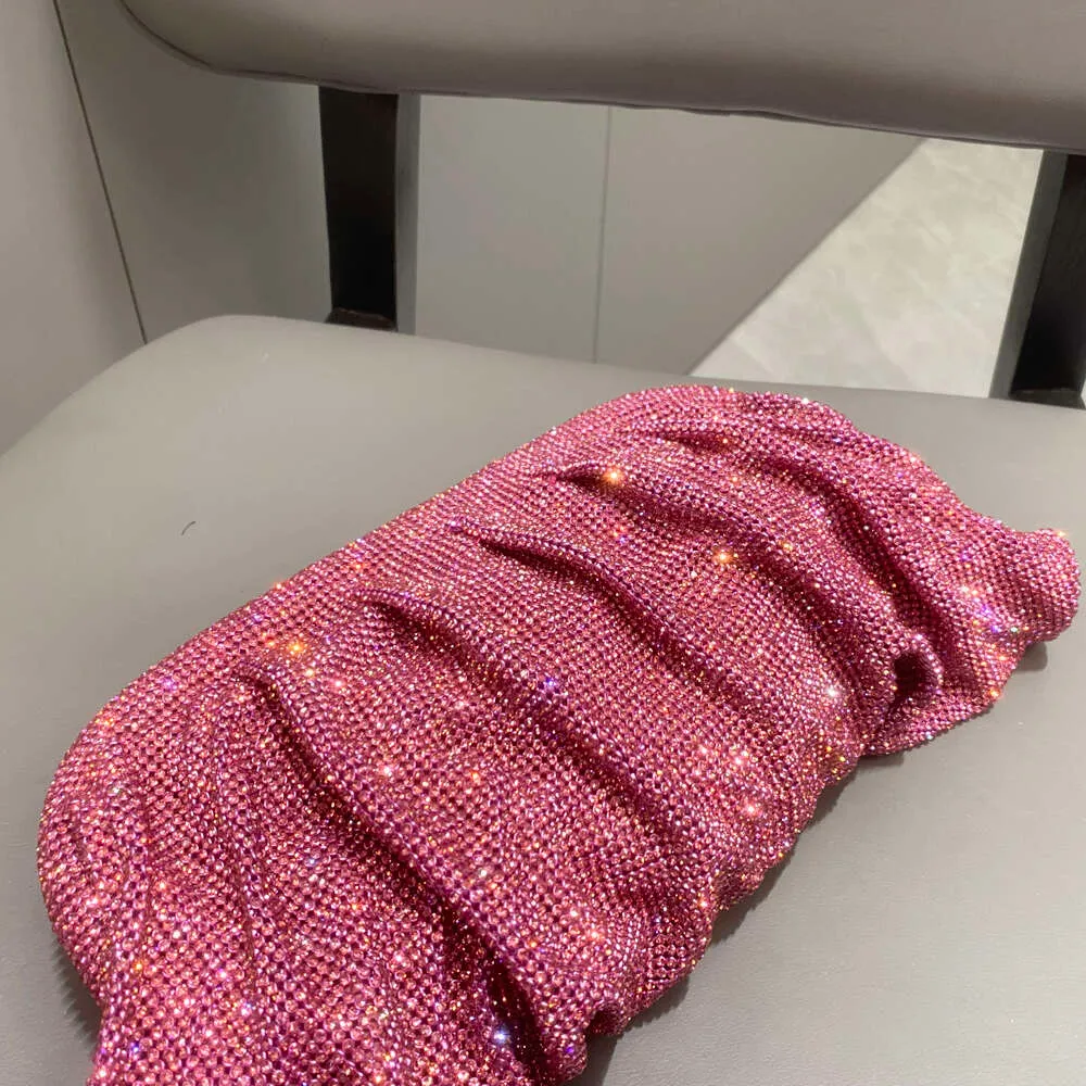 Pochettes de soirée faites à la main avec poignée brillante, nouveaux sacs à main et sacs à main pliables de créateur pour fête de mariage de haute qualité_voghion.com