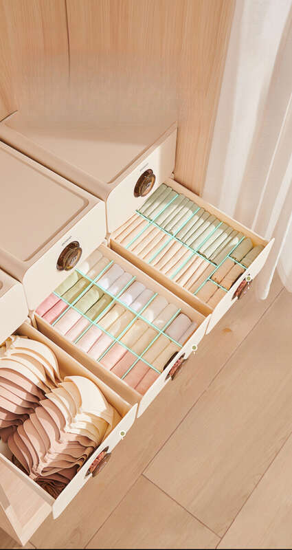 Underwear Storage Home Wardrobe, Underwear, Socks, Close Fitting Clothing, Drawer Style Partition And Sorting Box, Three_voghion.com