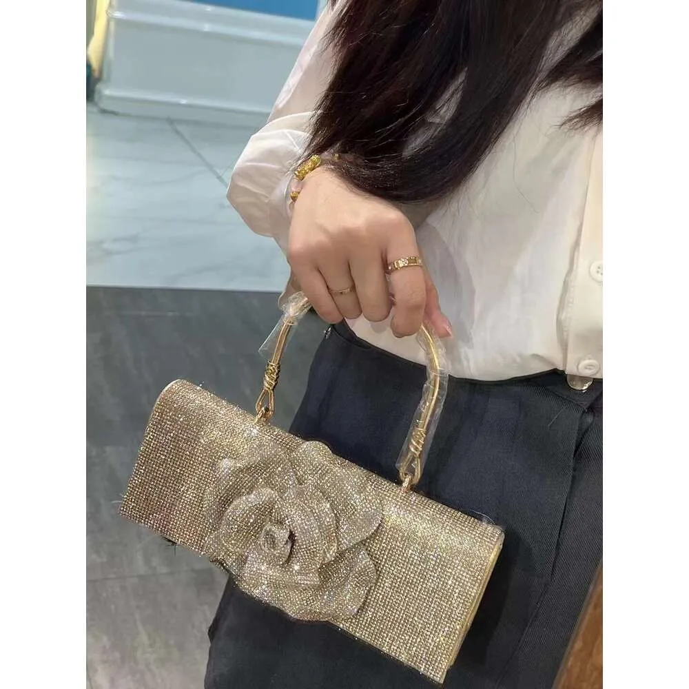 Glitter Shiny Ral Square Women's Handbag Rhies Evening Wedding Party Clutch Purse Shoulder Crossbody Bag_voghion.com