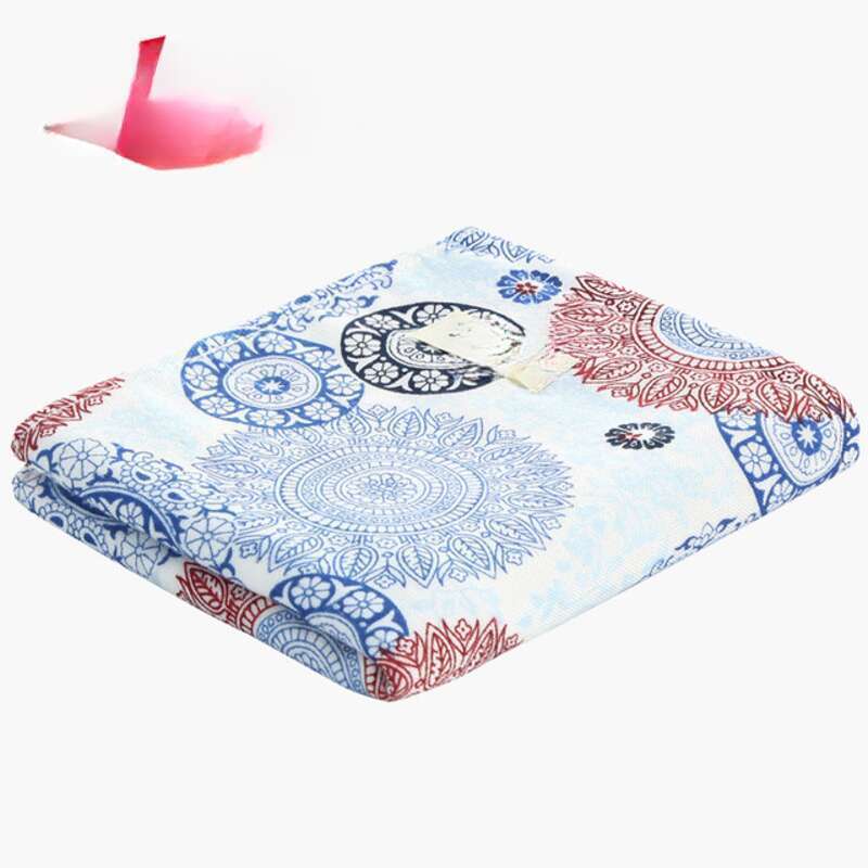 Vierkanten Bamboevezel Dames Kinderen Bedrukt Textiel Kleine Handdoek Zacht Absorberend_voghion.com