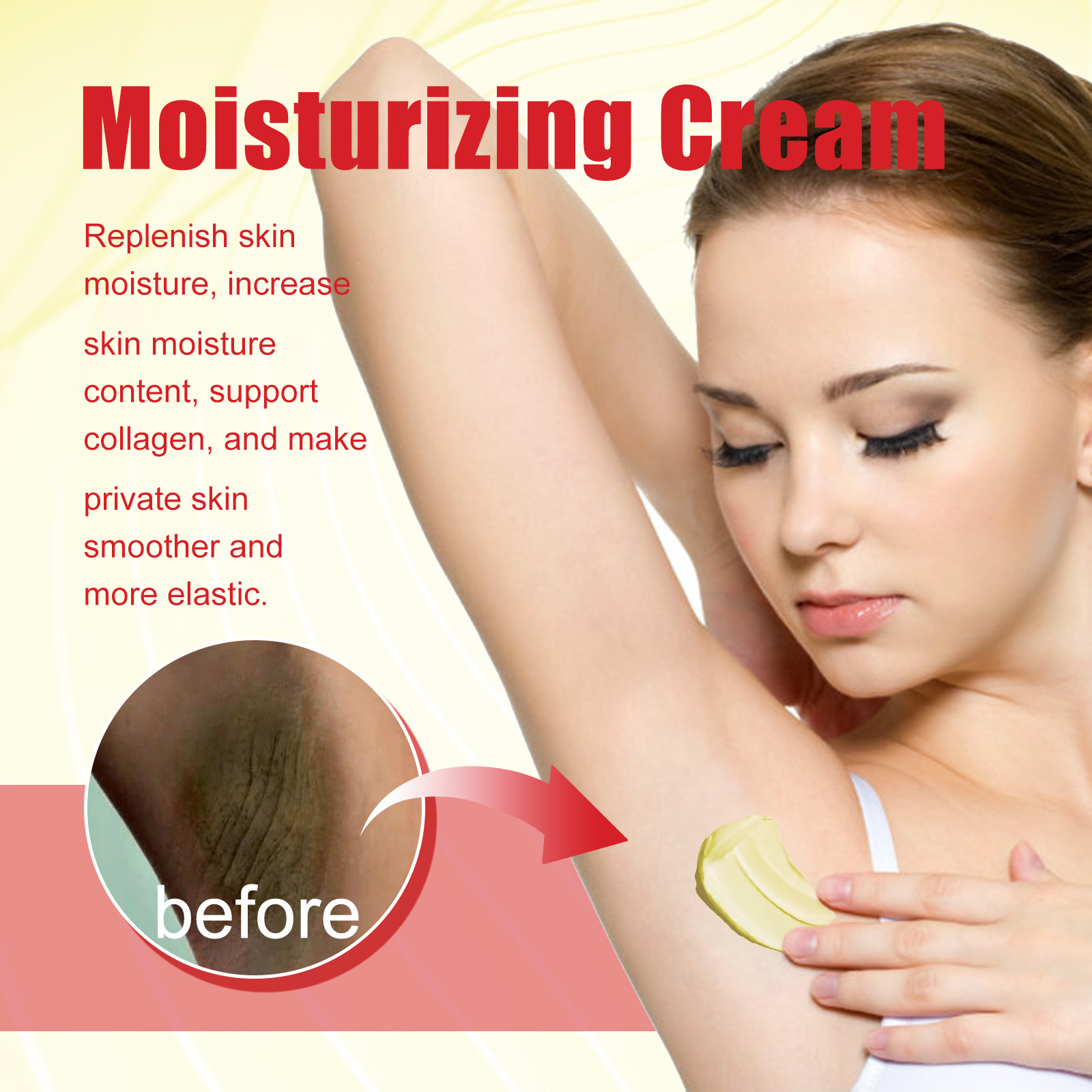 Crème éclaircissante au curcuma et vitamine c hydratante peau_voghion.com