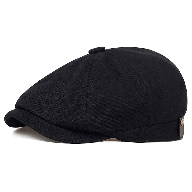 Noutăți Pălării octogonale pentru bărbați Berete britanice pentru pictori Berete de toamnă și iarnă Șepci plate cu model herringbone Hip Hop Gorras_voghion.com