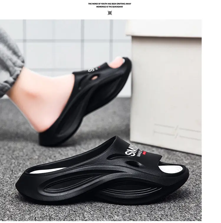 Outer Slippers Beach One Word Non-slip Wading Large Size Cool Slippers_voghion.com
