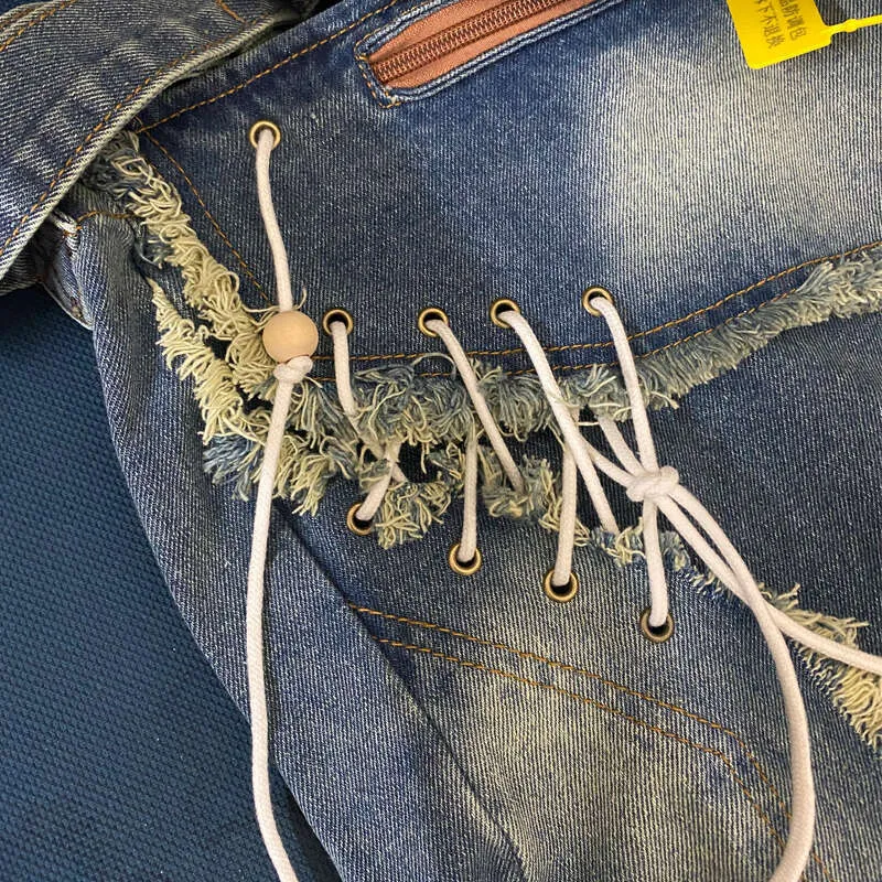 Sacs fourre-tout messager en denim vintage pour femmes, sacs à main et sacs à main de créateur 2023, nouveauté en bois, pompon perlé, grande bandoulière_voghion.com