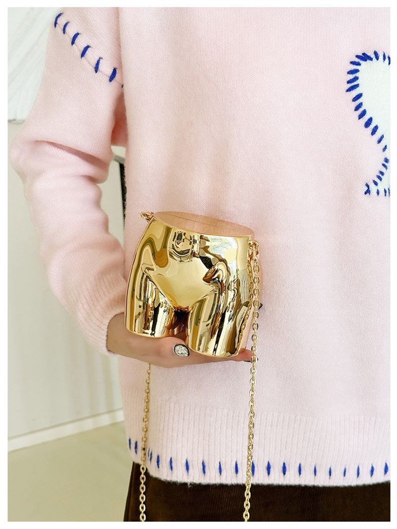 2024 neue Damentasche Acryltasche Einzel-Schulter-Umhängetasche Modetrend Gesäßtasche_voghion.com