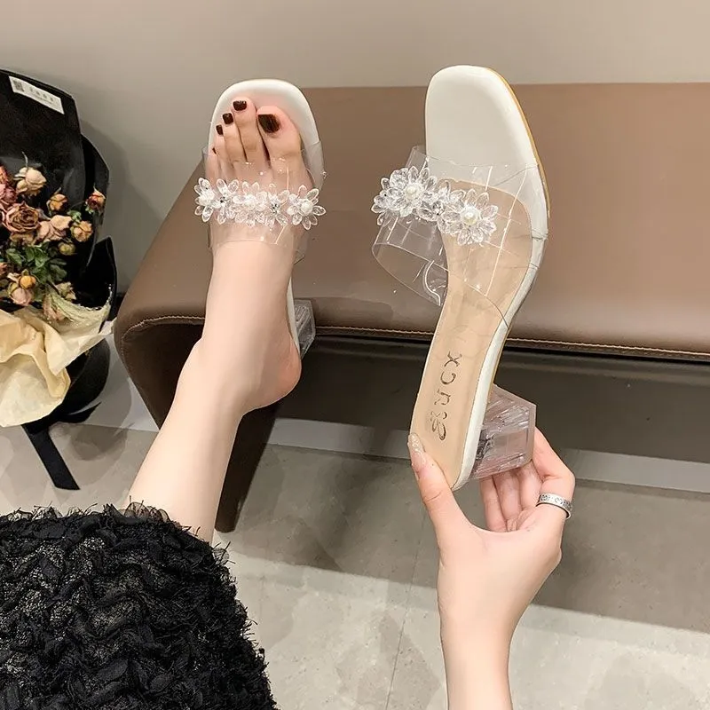 Women's Transparent Fashion Slippers For Comfort And Style_voghion.com