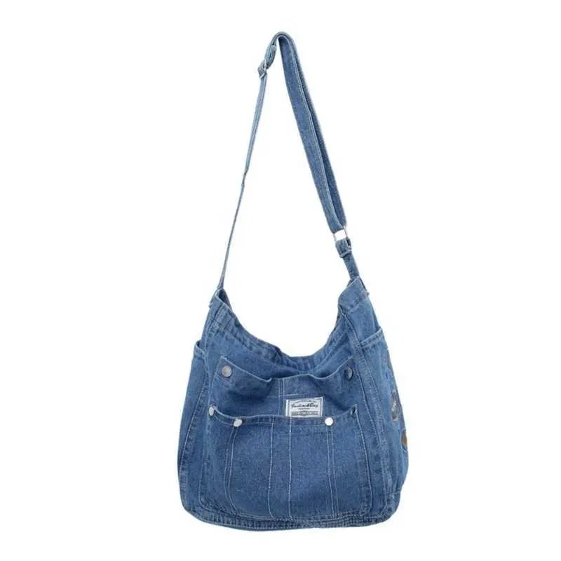 Elegante borsa a tracolla in tela, alla moda e resistente, con tracolla regolabile, per pendolari, ragazze e donne_voghion.com