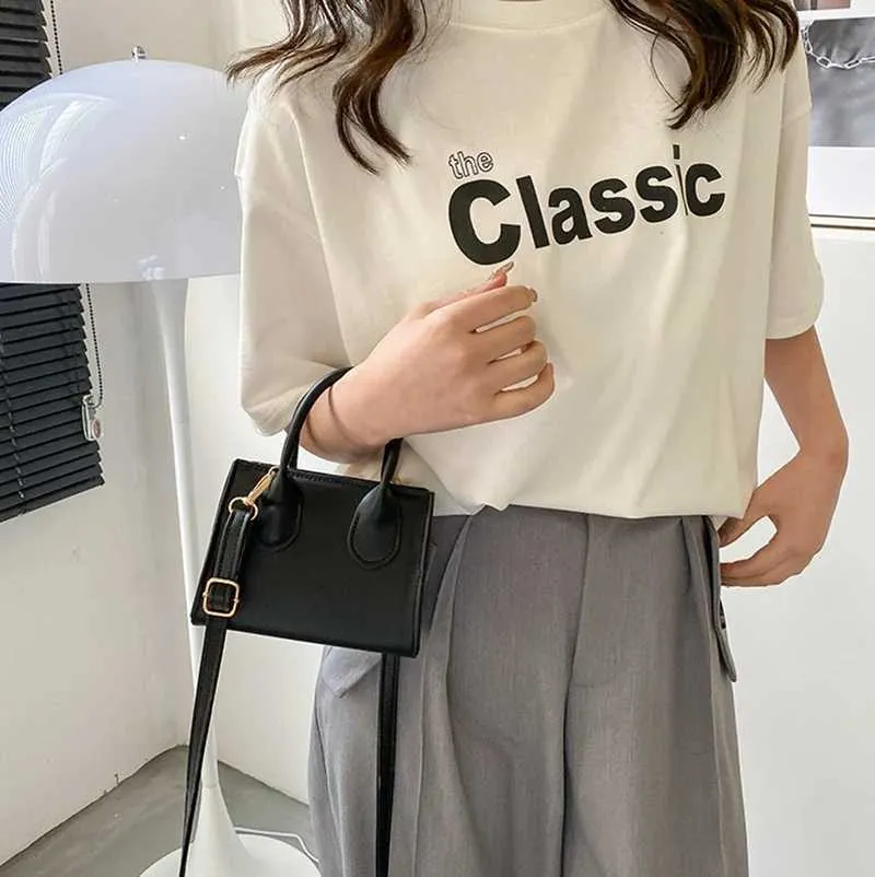 Elegant Top Handle Shoulder Bag For Women Solid Color Pu Leather_voghion.com