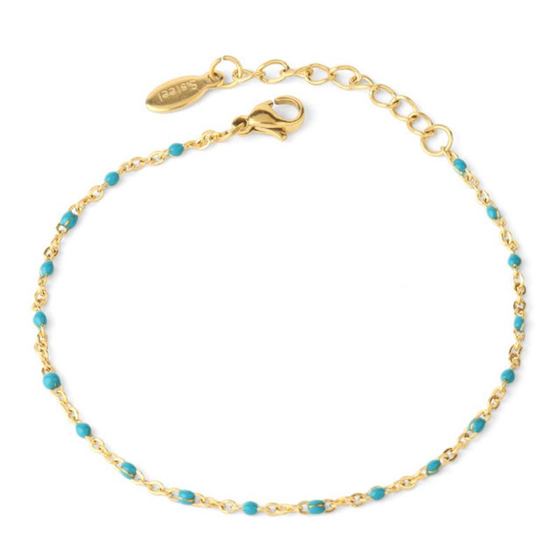 Braccialetti in acciaio inossidabile, 8 colori di braccialetti semplici da donna in stile bohémien_voghion.com