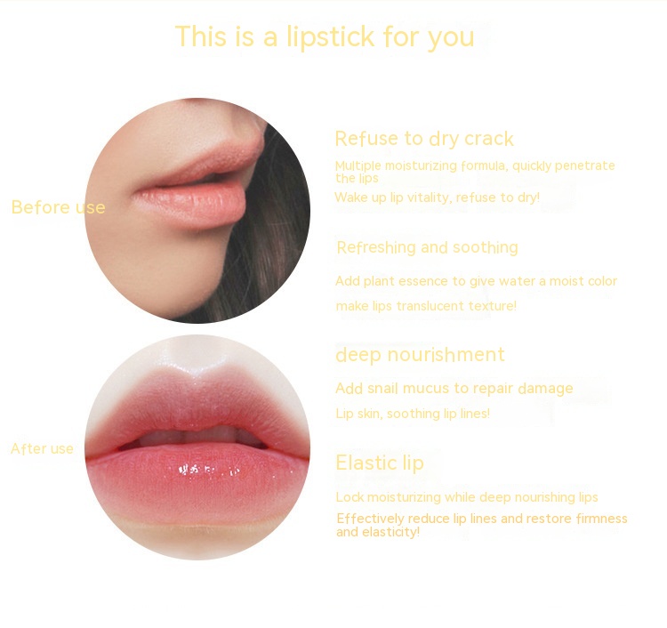 QIC Star Wax Transparent Repair Balsamo labbra idratante per il trucco da donna Rossetto incolore_voghion.com