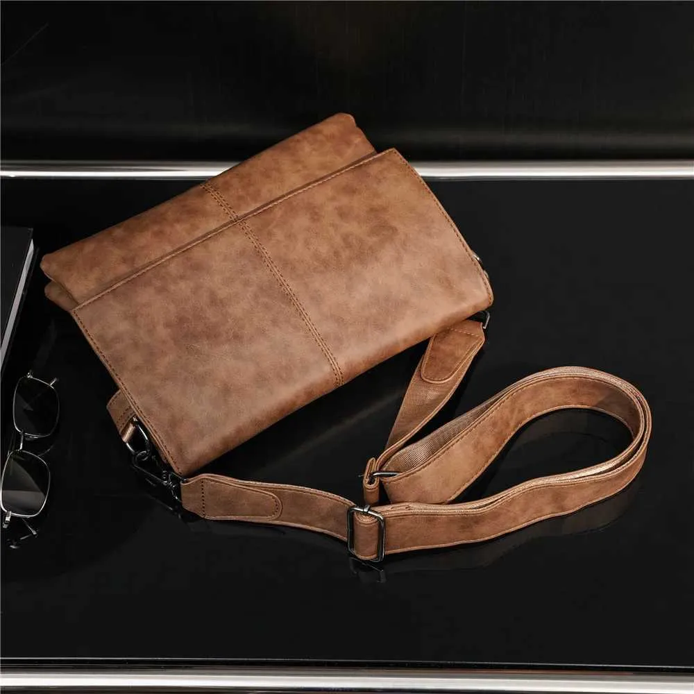 Messenger Bag For Men Large Capacity Single Shoulder Business Bag_voghion.com