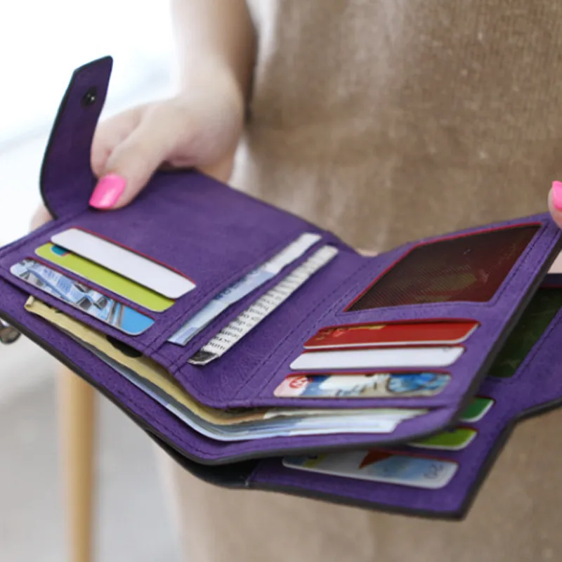 Borsa da donna semplice retrò in pelle PU porta carte di credito borsa da ragazza piccola borsa da donna Bolsa Feminina_voghion.com