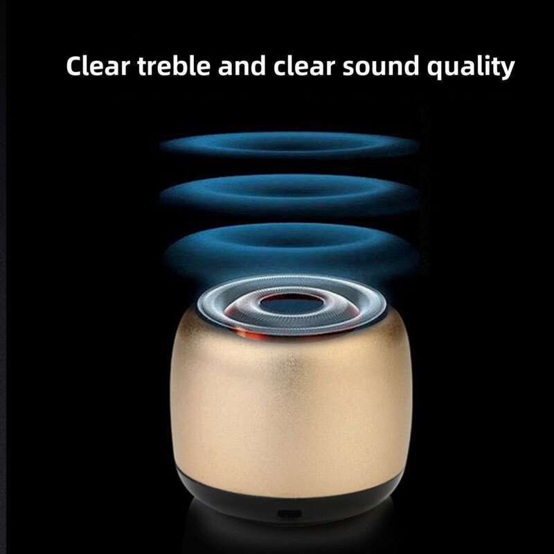 M1 Kabelloser Mini-Bluetooth-Lautsprecher, Metallstahlkanone, tragbares kleines Audiosystem für den Außenbereich_voghion.com