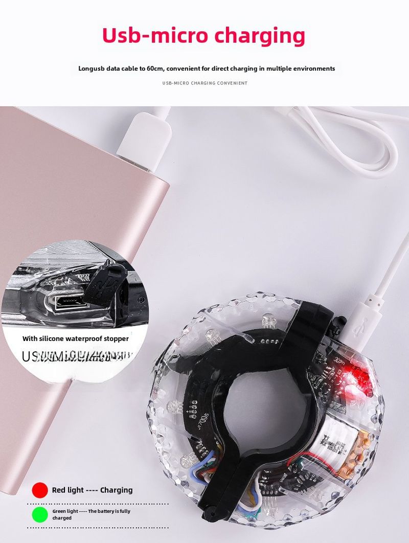 Mașină de echilibru pentru copii Impression Wer Drum Bicicletă Hot Wheel Încărcare USB Bicicletă glisantă Lumină de avertizare pentru călătorie de noapte_voghion.com