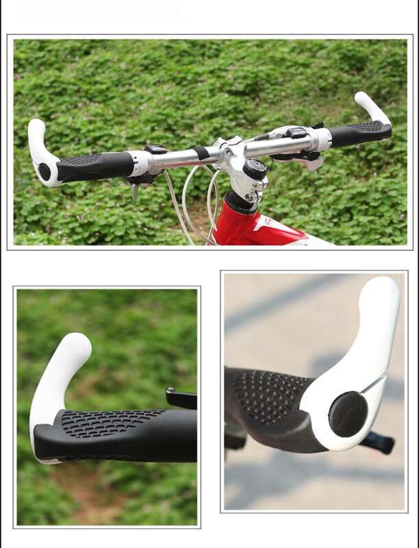 【 90% Positive Review Rate 】 Bicycle Mountain Bike Dead Fly Aluminum Alloy Lock Rubber Anti Slip Handlebar Cover Riding_voghion.com
