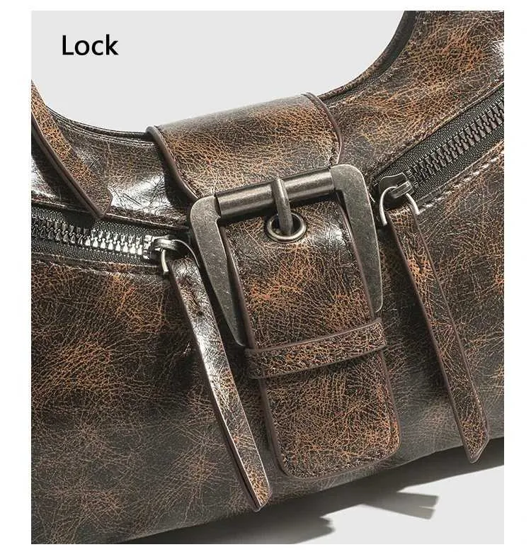 Retro stiliaus PU odos moteriškos rankinės per petį, 2024 m., maža, vintažinė, moteriška rankinė per petį, skirta pažastims, madingas dizainas_voghion.com