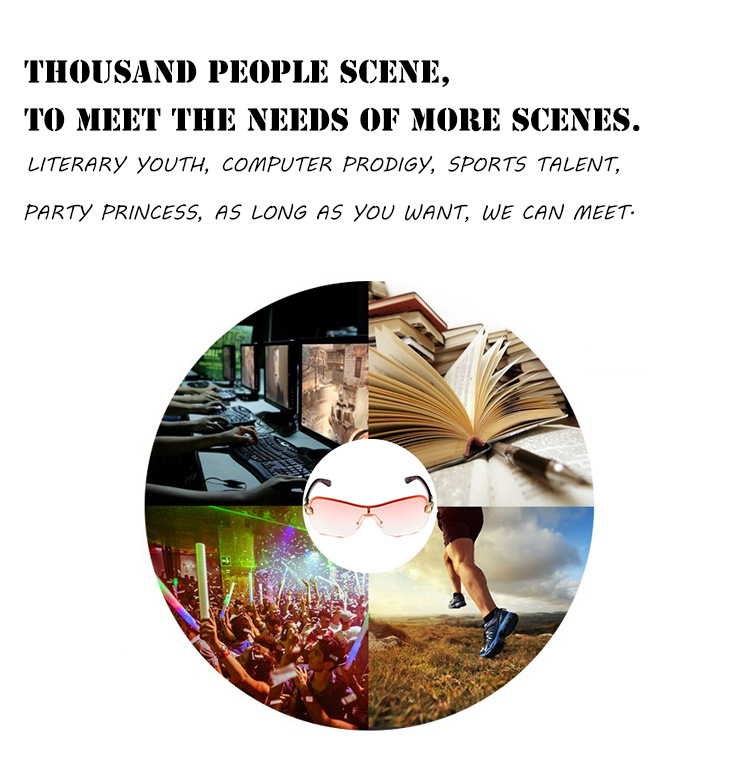 Occhiali da sole da uomo, alla moda, senza montatura, monoblocco, per donna, Y2K Millennium, monoblocco, antivento, sportivi, per donna_voghion.com