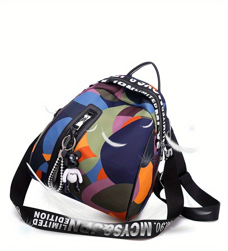Modischer Rsack aus Oxford-Stoff, Schultasche großem Fassungsvermögen, lässige Unisex-Reisetasche mit modischem_voghion.com