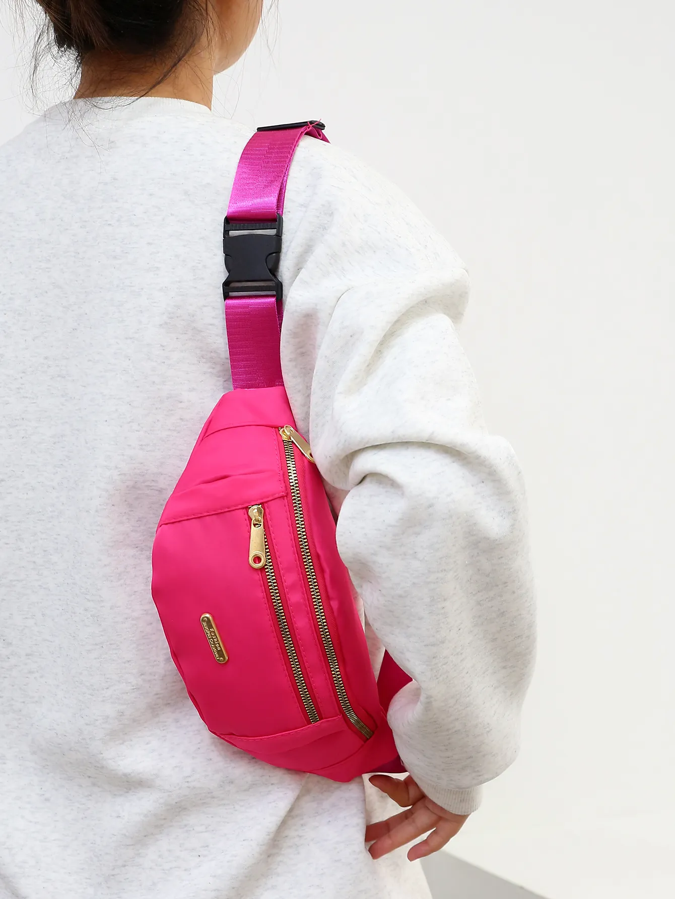 Marsupio piccolo a tracolla per donna, con tracolla regolabile, alla moda, per sport, allenamento, viaggi_voghion.com