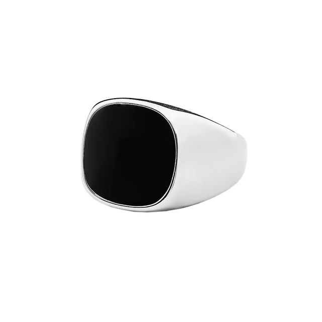 Punk Romantische Vinyl Ring Für Männer Frauen Paar Hochzeit Edelstahl Glatte Ringe Hip Hop Party Mode Schmuck Geschenke_voghion.com