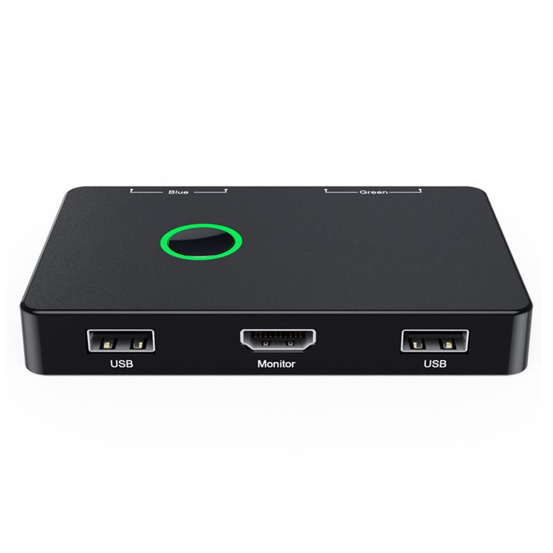 1 Set 4K HD-compatible High Speed with Indicator Light USB 2 Computers Sharing Multiple Devices Switcher Box Home Supply_voghion.com