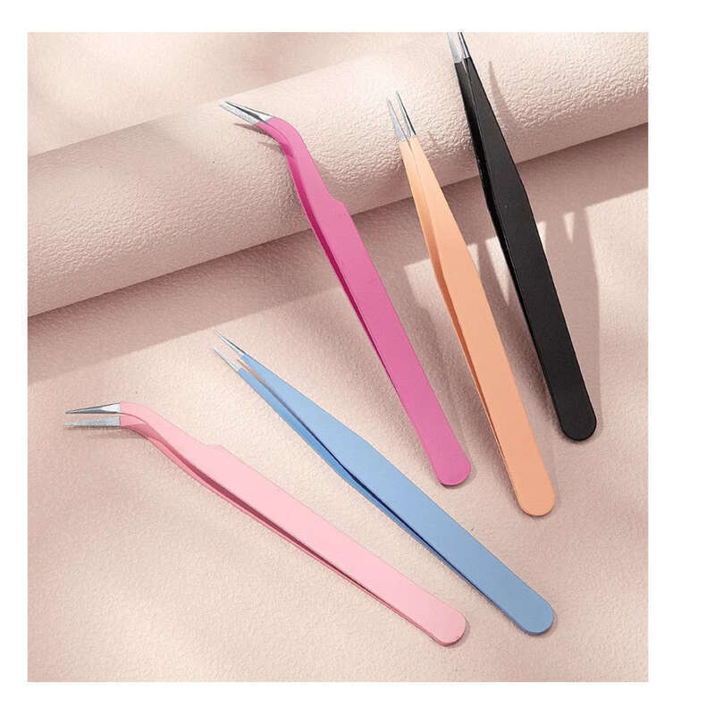 Hoogwaardige primaire gouden veerkrullers, wimperpincet voor valse wimperextensions_voghion.com