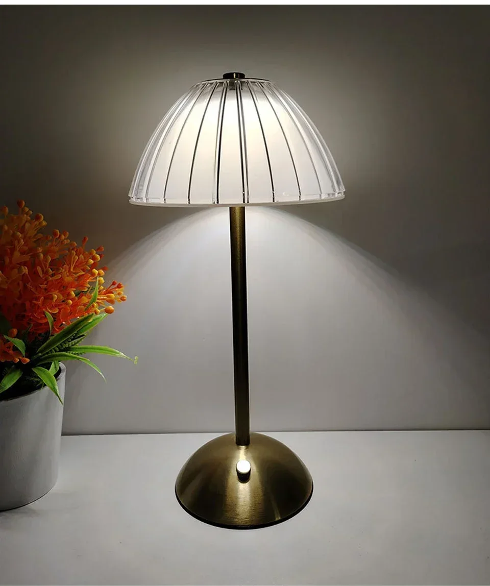Touch Dimmable Wireless Table Lamp Rechargeable Portable Light_voghion.com