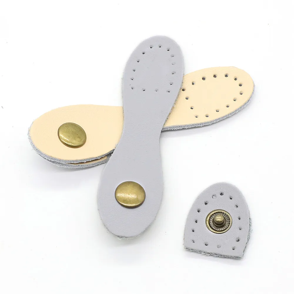 1PC Leather Metal Snap Handmade Wallet Card Pack Hasp Clasp Buckle Purse Handbag Button Bag Part Accessor_voghion.com
