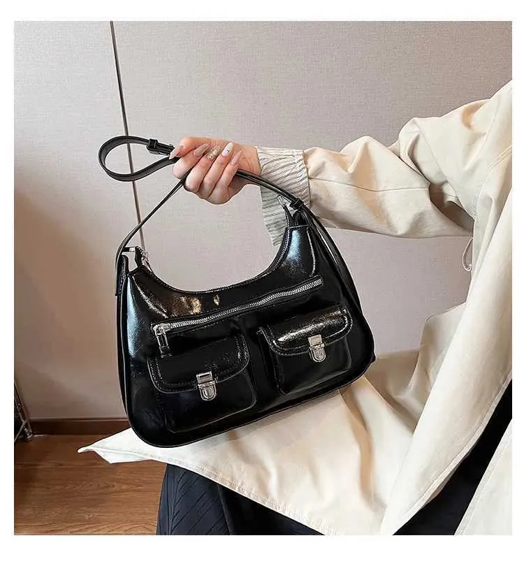 Womens Shoulder Bag Large Capacity Pu Leather Casual Handbag_voghion.com