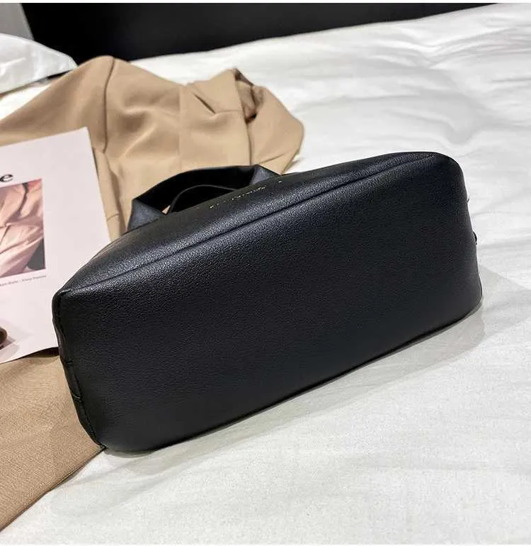 Fashion Women Shoulder Designer Shell Ladies Hand Bag Large Capacity Crossbody Bags Vintage PU Leather Totes_voghion.com