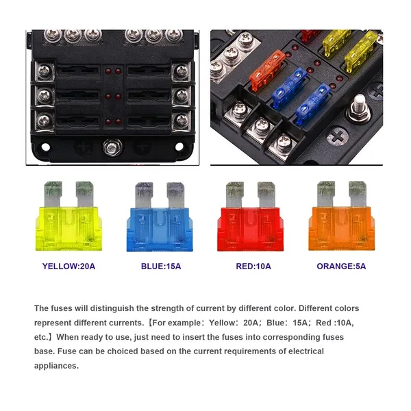 Automotive Fuse Box Set With Positive And Negative Terminals, Direct Supply_voghion.com