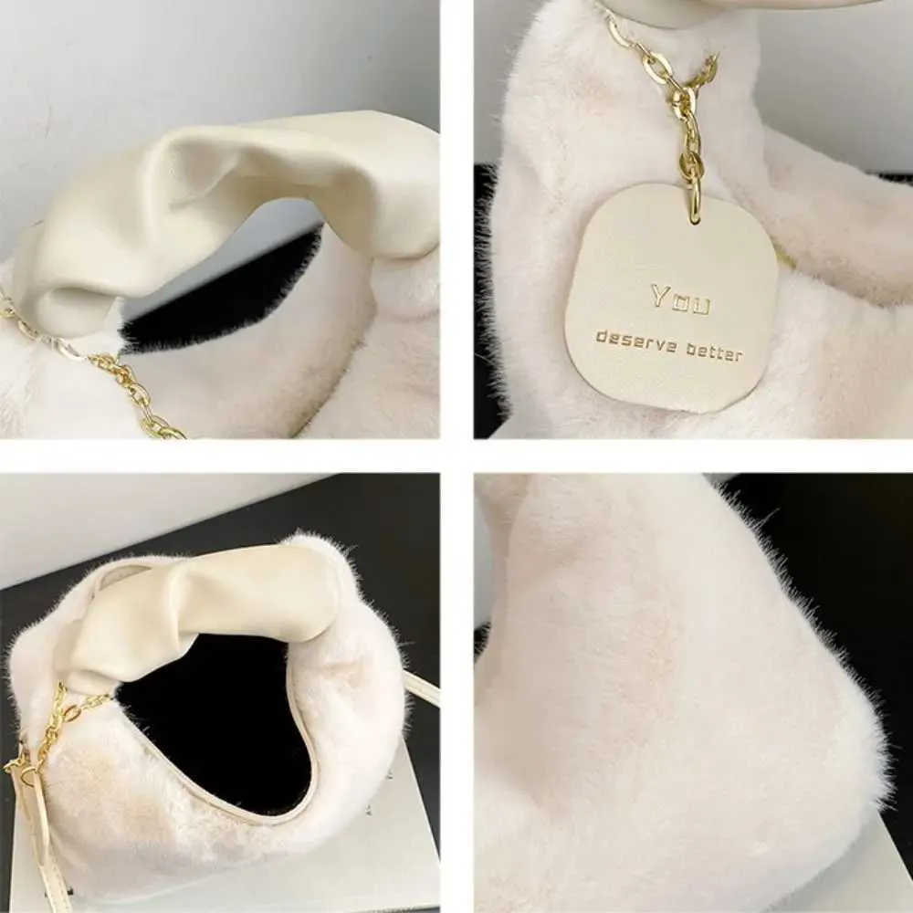 Designer Bag New winter plush long fur womens cross body fashion trend shoulder bag wallet and handbag Y241115_voghion.com
